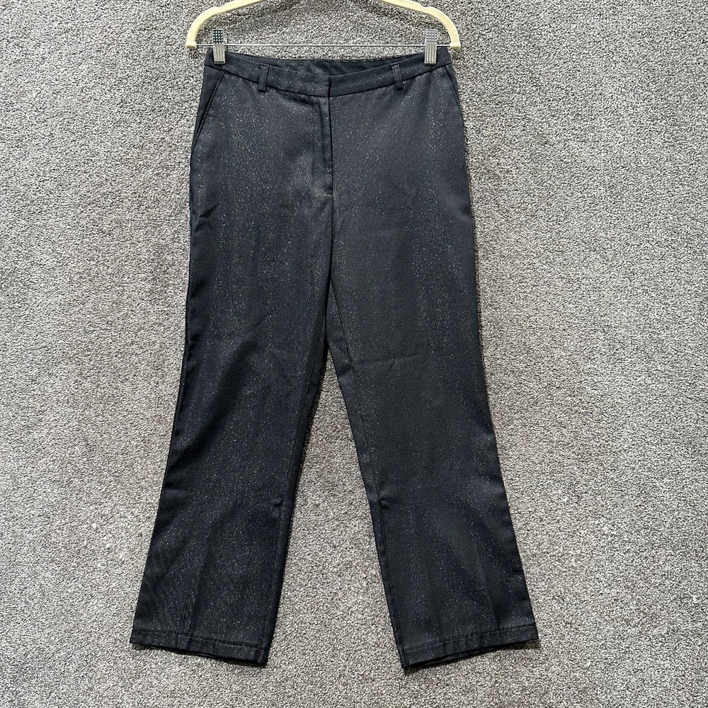 VTG 90's Express Trouser Pants Women‎ 7/8 Gray Mid Rise Office